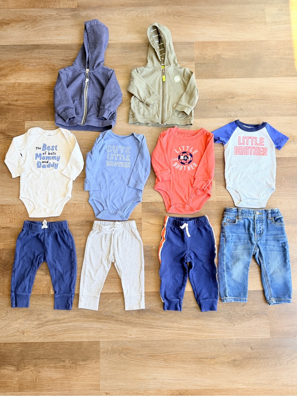 CARTERS | Baby Outfit Bundle | 10 Pc Set | Jackets | Onesies | Pants